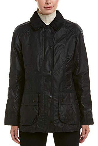 Barbour Women's Beadnell Wax Jacket - Navy - UK 8