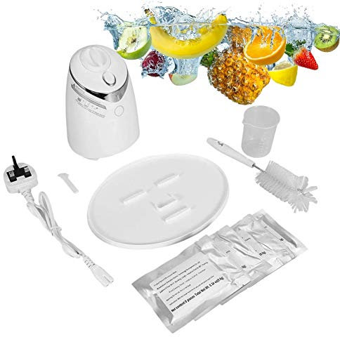 Nannday Maschera facciale Macchina, Macchina per la Produzione di Maschere per Il Viso, vaporizzatore Automatico di collagene Fresco Fai-da-Te di collagene e Frutta(EU)