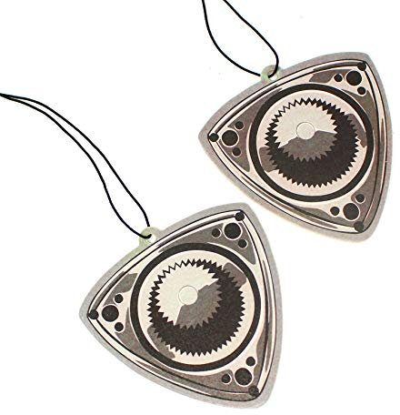 2er Set Tuning Lufterfrischer Duftbaum fürs Auto Air Freshener Design Duft Anhänger (2x Kreiskolbenmotor)