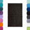 Lavea Saunatuch XXL, Schwarz, 80 x 220 cm Premium Frotteeserie Bali | GOTS Zertifiziert, 100% Bio Baumwolle