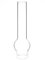 Delite Glaszylinder Matador 15''' transparent, unterer Durchmesser außen 52,5 mm, innen 49,6 mm, oberer Durchmesser außen 42 mm, Höhe 260 mm, Bauchdurchmesser 73 mm, für Petroleumlampen