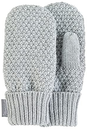 Sterntaler Unisex Strick-Fäustel für Babys und Kleinkinder, Silber, 1