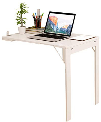 DJZZ Mesa de Pared Plegable Mesa De Comedor De Cocina Blanca Mesa de Ordenador Moderna y Minimalista