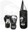 Super Pro Unisex Jugend Boxsack-Set Junior Boxset Kinder, Schwarz, Einheitsgröße
