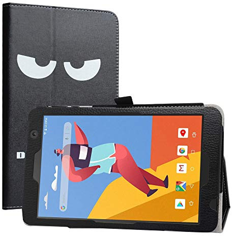 LiuShan Kompatibel mit MatrixPad S8 / Dragon Touch Y80 hülle, Folding PU Leder Tasche Hülle mit Ständer für 8 VANKYO MatrixPad S8 / Dragon Touch Notepad Y80 (Not fit MatrixPad S30),Don't Touch