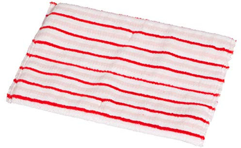 Vermop Mop, Feuchtwischbezug, PES Microfaser, Rot, Weiß, 30 cm