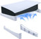 Mcbazel Horizontal Stand Compatible with Playstation 5 DE/UHD Console, Base Stand Holder for Playstation 5 Disc & Digital Edition Console,with Anti-Slip Mads - Grey/White(Not for PS5 Slim/PS5 Pro)