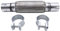 Tubo flessibile universale di riparazione per pantaloni, scarico + 2 fascette per 45 x 200 mm/310 mm