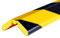 KAS5-FLX-GS Kantenschutzprofil/Eckschutzprofil/Flächenschutzprofil von SMI-Kantenschutzprofi (Polyurethan) m. flexiblen Schenkeln u. Klebefläche z. dauerhaften Montage Innen/Außen - Gelb/Schwarz (1 m)