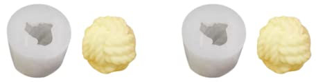 Silikon Fondant Zwei Stücke Wollknäuel Form Kerze Silikonform Diy Form Wollknäuel Form