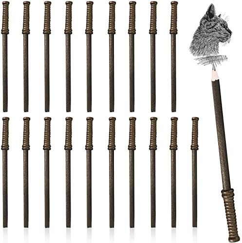 Weahre Zauberstab-Bleistifte, Zauberer, Hexe, Bleistift für Halloween, Kostüm, Geburtstag, Magie, Motto-Party, Gastgeschenke, Schulbelohnungen, Geschenk, 20 Stück