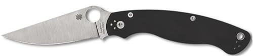 Spyderco Knives Military 2 Lockback C36GP2 S30V Stainless Black G10 Pocket Knife