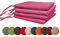 chilly pilley 4X Gartenkissen Stuhlkissen Set Gartenstühle Stuhlauflage Sitzkissen Sitzpolster Auflage Gartensitzkissen Garten Kissen (4er Set, Rosa)