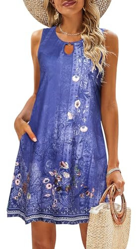 VEUNCOS Strand Bikini Badeanzug Kleid Damen Große Größe Badeanzug Cover Ups für Bademode Lila Blume XXL