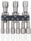 6-14mm Magnetic Nut Driver Set, 9 Pcs Hex Shank Nut Setter Driver Impact Driver Sockets Hex Drill Bits 1/4 Inch Quick Change Drill Bit Sets for Electric Screwdriver Handle Tools