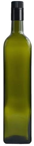 FERRAMENTA BONIFAZIO Set da 6 Bottiglie Olio Marasca Scura da 1 Litro con Tappo Salvagoccia Ideale per di Olio, Liquori e Altri Liquidi Conservazione Sicura e Pratica (1 Litro - 6 Pezzi)