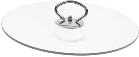 Hoement Universal 26cm Tempered Glass Lid for Cookware, Round Pot Cover Handle, Heat-resistant Meal Basting and Soup Melting Dome Compatible Stock Pots and Saucepans