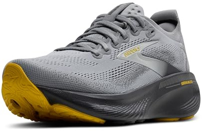 Brooks Men's Adrenaline Gts 25 Sneaker, Primer Grey/Ebony/Jasmin, 11.5 UK