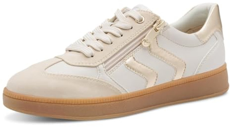 Marco Tozzi Damen Sneaker weiches Feel Me Wechselfußbett weiches Innenfutter Vegan Modern
