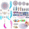 Zocipro Diamond Painting Traumfänger,Traumfänger Bastelset Kinder, Diamond Painting Traumfänger Geschenk Mädchen 5-6-8-11 Jahre,Windspiele Geschenkideen Sonnenfänger Basteln Fenster Kinderzimmer Deko