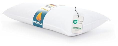 INOMA Wohlfühl-Kissen Bali Soft 40x80cm – Kissen, Ultra Soft Federn Daunen Mischung (90% Federn, 10% Daunen), Made in Germany, Oeko-TEX, allergikerfreundlich, atmungsaktiv, Frühling/Sommer/Herbst