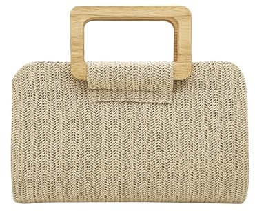 CORIOS Bolso de Fiesta para Mujer Clutch de Paja Bolsa de Noche Bolso de Mano con Cadena Bolso de Boda Elegante Bolso de Hombro Bolsos Bandolera para Banquete Fiesta de Graduación Oro