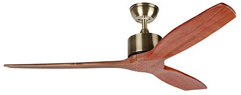 Orbegozo CF 98132 CP 98132 Ventilador de techo con aspas de madera natural, mando a distancia, 132 cm de diámetro, 3 velocidades de ventilación, temporizador, 70 W