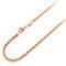 555Jewelry Stainless Steel High Polish Classic Charm Cable Chain Twisted Singapore Rope Link Secure Single Claw Clasp Necklace Women Men Unisex Jewelry Accessory, Pink Rose Gold 22 Inch