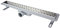 ATCO-FLOW Canaleta de ducha de acero inoxidable 304 rejilla de acero inoxidable cuerpo ABS sifón desagüe longitud 800 mm desagüe de suelo desagüe desagüe de ducha para baño
