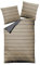 jilda-tex Biber Bettwäsche Made IN Germany Melange 135x200 cm + 80x80 cm 100% Baumwolle Feinbiberbettwäsche Edel-Flanell Verschiedene Größen/Farben (Streifen Beige, 155 x 220 cm)