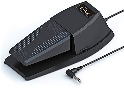 Sounddi Sustain Pedal for Keyboard with Polarity Switch, for Yamaha, Roland, Casio, Korg, Midi Keyboard and Digital Piano-Acoustic Piano'S Sustain Pedal