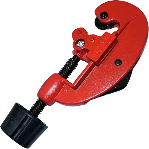 AERZETIX - C46171 - Coupe-Tube Rapide - Coupe-Tuyau Ajustable de Réglage - Capacité de Coupe 3-28mm - Longueur 135mm - Outillage pour Couper Cuivre/Aluminium/Laiton - Plomberie/Chauffage/Sanitaire
