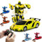 Ferngesteuerte Autos für Kinder – Transformers Toys inspiriertes ferngesteuertes Auto, Maßstab 1:18, 2,4 GHz Hochgeschwindigkeits-Rennfahrzeug, Batterie, für Jungen und Mädchen, Indoor-Outdoor-Spaß