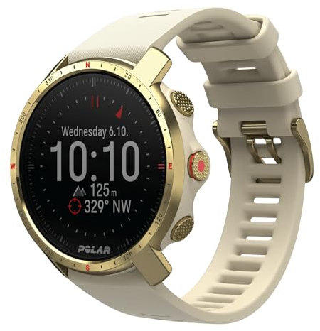 Polar Grit X Pro - Montre GPS Multisport Connectée - Résistance Militaire, Verre Saphir, Fréquence Cardiaque au Poignet, Autonomie Prolongée, Navigation - Idéale pour Sport Outdoor, Trail, Randonnée