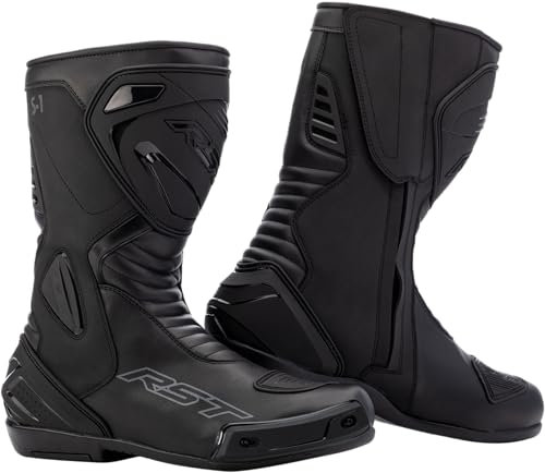 RST S1 CE - Stivali da moto impermeabili da uomo, colore nero (uk_footwear_size_system, adulto, uomo, numerico, medio, numeric_10)