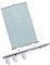 Sonnenschutz Rollo Auto,Verdunkelungsrollo Mit Saugnapf,Fensterrollo Rollo Dachfenster,Sichtschutz Einziehbarer,Sonnenblende,Temporäre Jalousien,Für Balkon,Badezimmer,Büro (Silver,40x60cm)