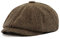 JAOAJ Herren Schiebermmütze Newsboy Baskenmütze,Herringbone Flatcap Mütze,Barett Cap Warme Herren Gatsby Kappen Bakerboy Schirmmütze