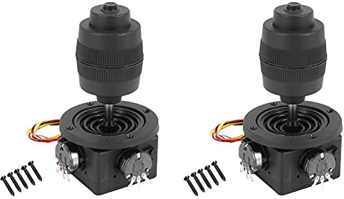 Lisher 2X 4-Achsen Joystick Potentiometer Tastensteuerung für -D400X-R4 10K 4D Versiegeltes Wipppotentiometer