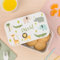 Wanapix | Scatola da Pranzo per Bambini Personalizzato con Nome |Include Posate | Senza BPA |Portapranzo - Porta Merenda - Lunch Box| Scuola/Asilo | 1 Litro | Animali