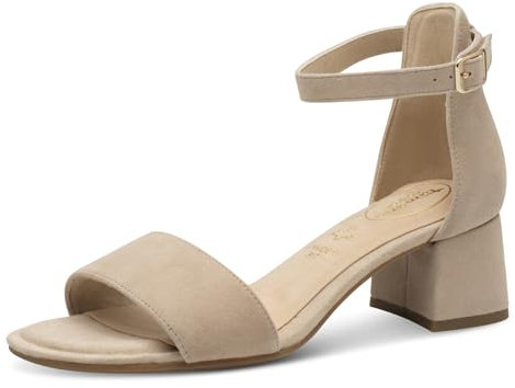 Tamaris Comfort Damen 8-88304-42 Sandalen, Beige Suede, 38 EU