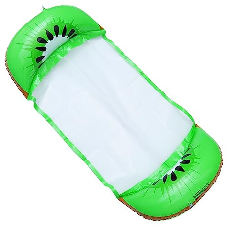 Toyvian Colchoneta Flotante De Verano Hamaca Inflable para Piscina Estampado De Kiwi