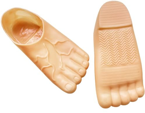 KOMBIUDA 1 Paar riesige Überschuhe Halloween Riesenfuß-Hausschuh-Partygeschenk Hausschuhe Cosplay-Requisiten Riesenfuß-Slipper-Requisite Großfuß Kleidung Stiefel Partybedarf Säule Plastik