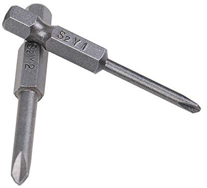 Schraubendreher-Bits, Adapter-Bohrer-Bits, Schraubendreher-Bits-Set, Schraubendreher-Bits, 2 Stück, 1/4 Zoll Sechskantschaft, 50 mm Schraubendreher-Set, Tri-Wing-Schraubendreher, Y-Handwerkzeuge, Spit