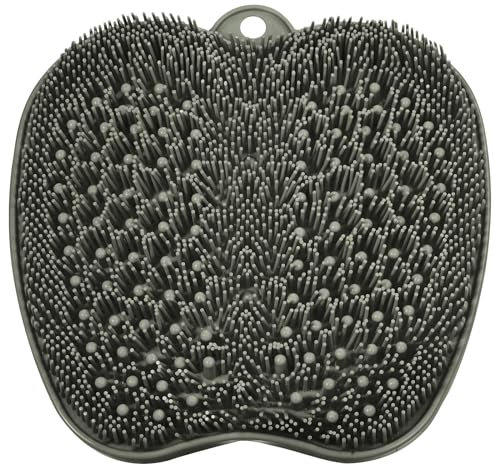 BESKAR Fußwäscher Bath Massage Pad mit Rutschfesten Saugnäpfen, Duschfußschrubber, Fußreiniger