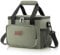 Lifewit 9L Kühltasche klein unterwegs, Isolierte Cooler Bag Lunchtasche faltbar für Herren und Damen, wasserdichte Thermotasche Umhänge für Essen, Bier, Medikamente, Arbeit, Strand, Reise, Dunkelgrün