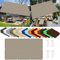 Sonnensegel Nach Maß 320 x 380 cm Rechter Winkel Pergola Überdachung Uv-Schutz 98% Reißfest, Ohne Bohren, inkl Seil für Garten Terrasse Camping Balkon Outdoor, Taupe