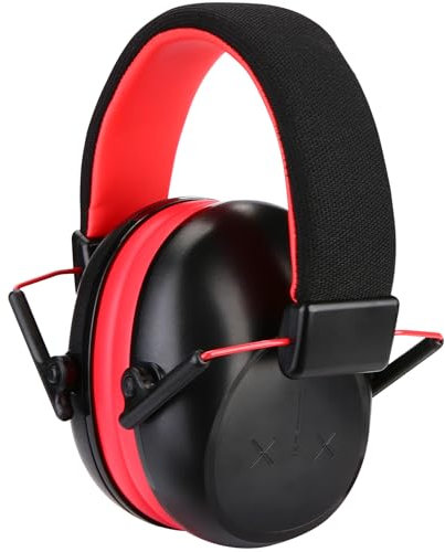 ProCase Kids Noise Cancelling Headphones, Kids Ear Protection Noise Canceling Earmuffs, Hearing Protection Noise Reduction for Autism Toddler Children for Autism Toddler Children -Black