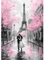 MEIYUDA 5D Diamond Painting Bilder Erwachsene Liebe in Paris, Diamond Painting Set Bild, Diamant Painting Bilder Bastelset Erwachsene Kinder Malerei für Home Wand Décor 30x40cm
