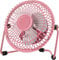 9 Inch USB Desk Fan - Brushless Motor, Dual Speed, Ultra-Quiet, Portable Mini Fan for Home, Office, Dorm & Bedside (Pink)