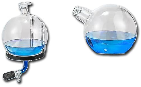 Borosilicate Glass Rotary Evaporator Bump Trap, 5L Rotating bottle and 3L/35# ball mill mouth Collection bottle With φ50mm Joints